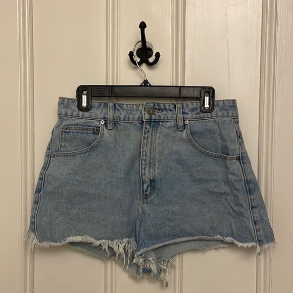 Abrand high waisted jean shorts - Picture 1 of 9